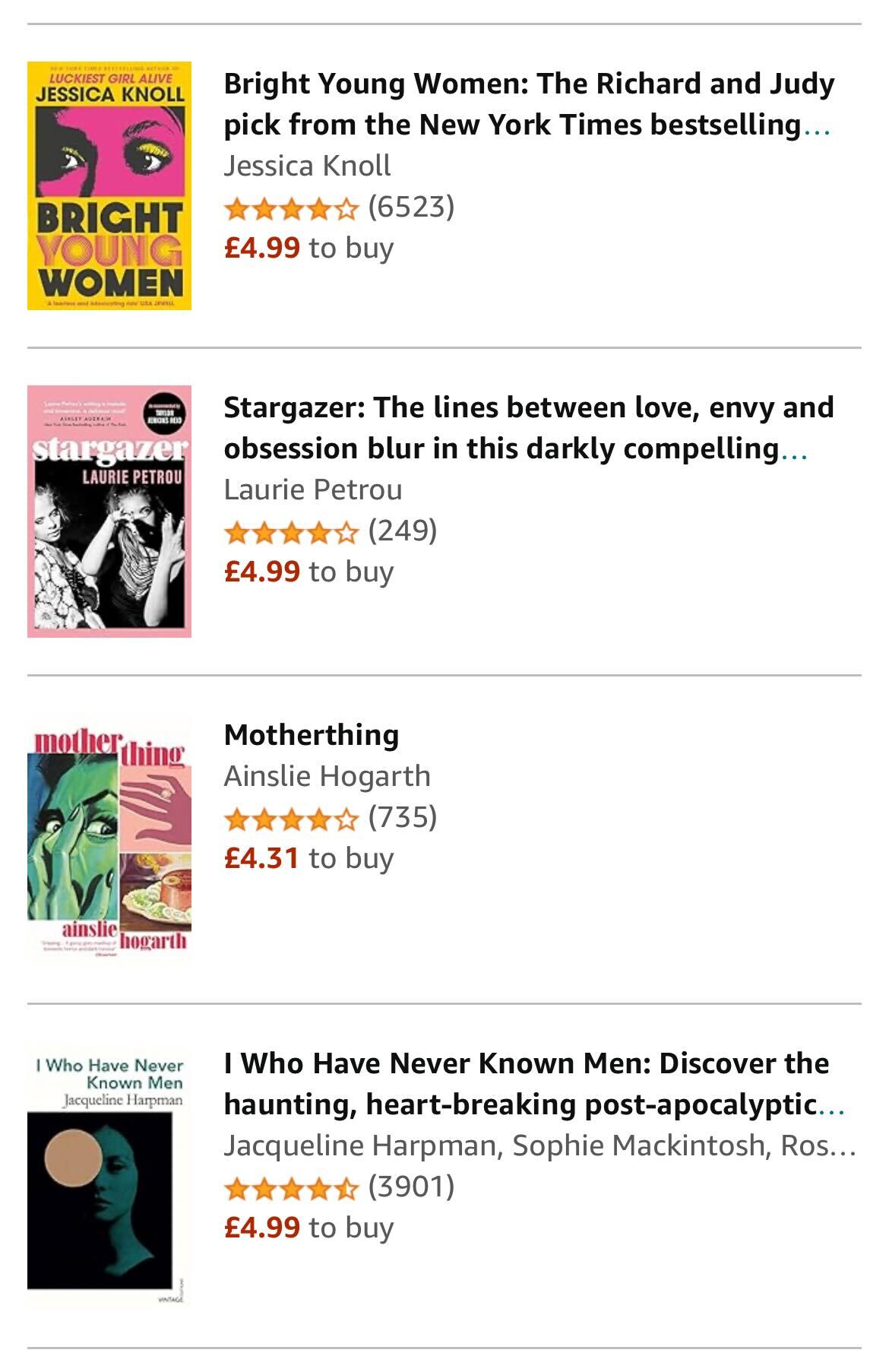 Amazon book suggestions mobile