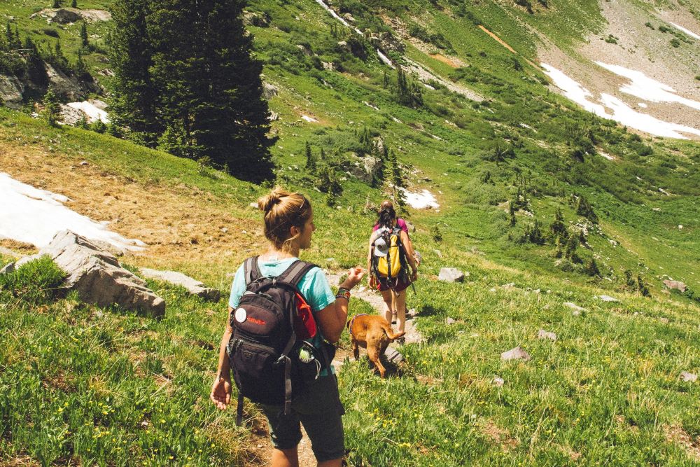 People hiking