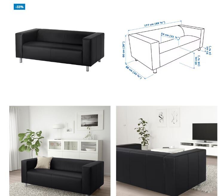 ikea second hand sofa 