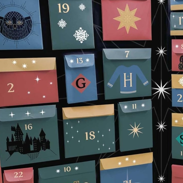 Several of the doors in the Hogwarts Seasonal Surprise Harry Potter advent calendar