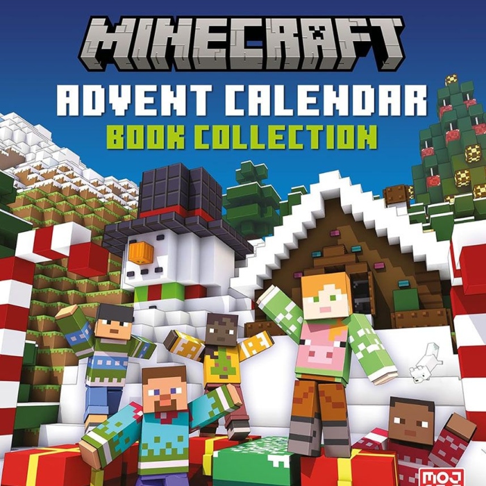 An image showing the HarperCollins Minecraft book advent calendar